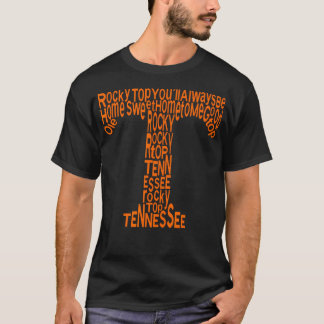 Tennessee Orange Blooky Top Tn Varsity Styl