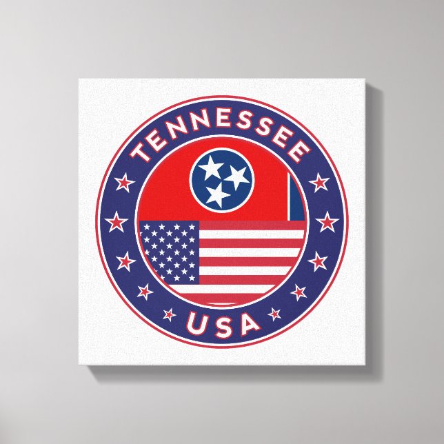 Tennessee, poster do Tennessee, canvas (Frente)