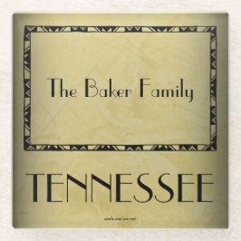 Tennessee Presentes para a Família - Base de Vidro