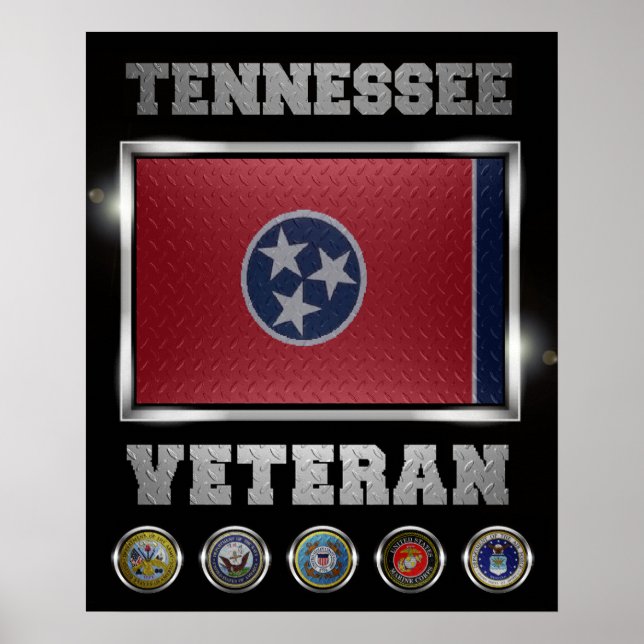 Tennessee Veteran poster (Frente)