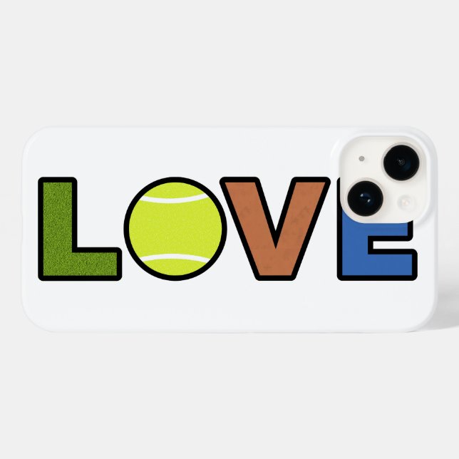 Tennis Love Phone Case (Verso (horizontal))