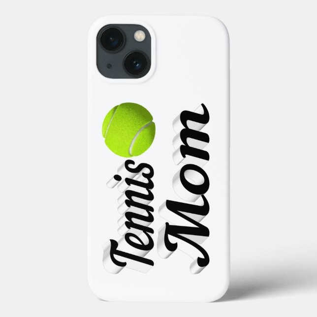 Tennis Mom  iPhone Case (Verso)