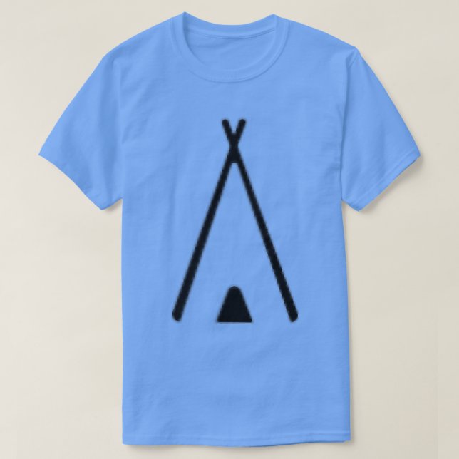 Tent Tipi T-Shirt (Frente do Design)
