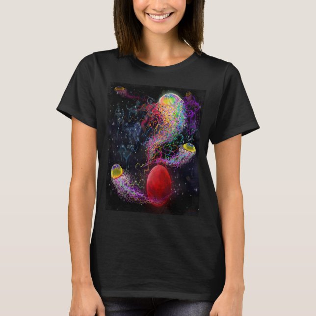 Tentáculos de Espaço T-Shirt (Frente)