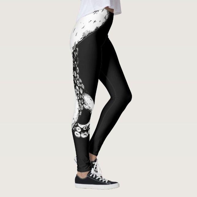 tentáculos de polvo em leggings pretas (Direita)