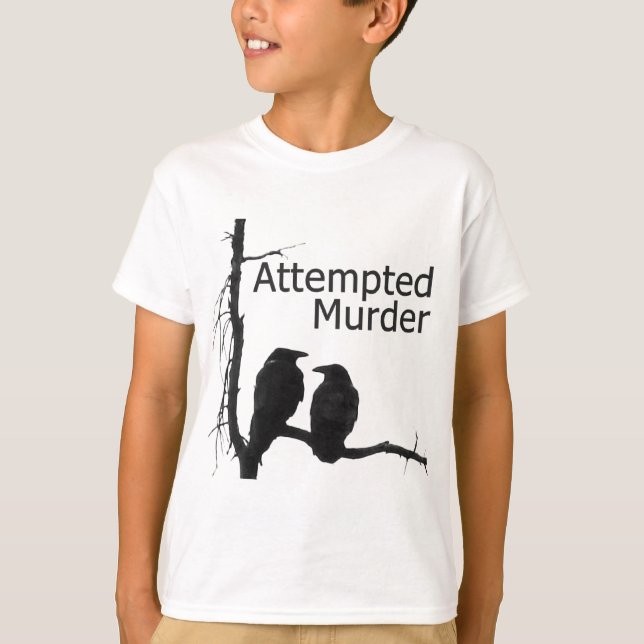 Tentativa de Assassinato Cruzes Crianças T-Shirt (Frente)