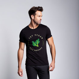 Tente Vegan nessa camiseta de janeiro