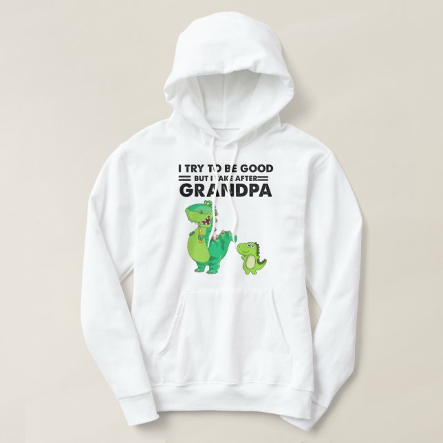 Tento ser bom, mas pego a camisa do vovô (Frente do Design)