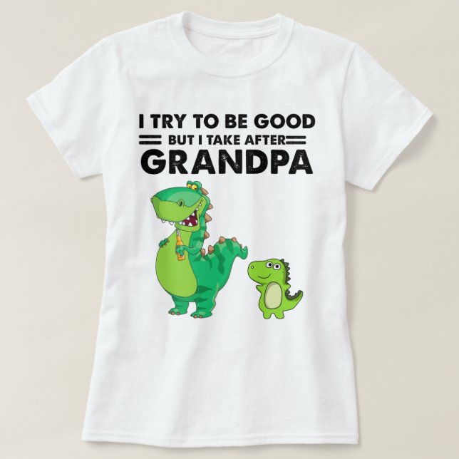 Tento ser bom, mas pego a camisa do vovô (Frente do Design)