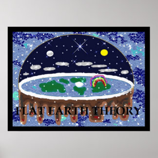 Teoria da Terra Plana - Poster de Pop