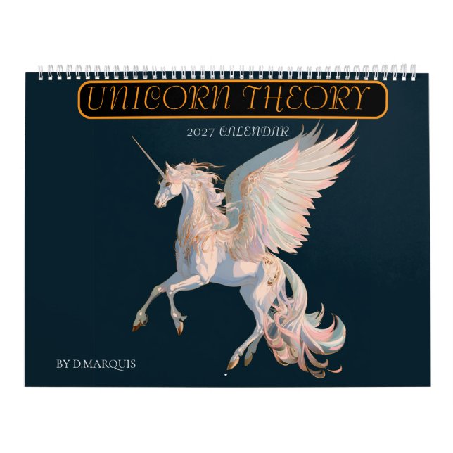 TEORIA DO UNICÓRNIO CALENDÁRIO 2027 (Capa)