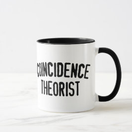 Teórico da coincidência - caneca de café