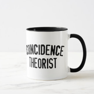 Teórico da coincidência - caneca de café