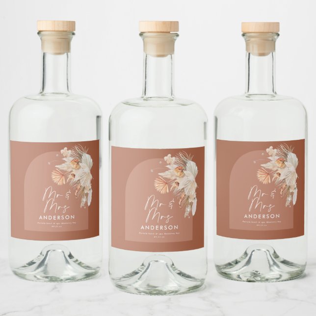 teracotta bohemian pampas pastoris moderno Sr. & S (Garrafas)