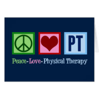 Terapia física Paz Amor Cartão Azul PT