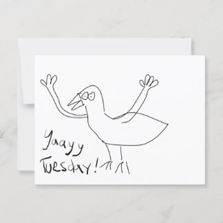 Terça-feira! Cartão Postal