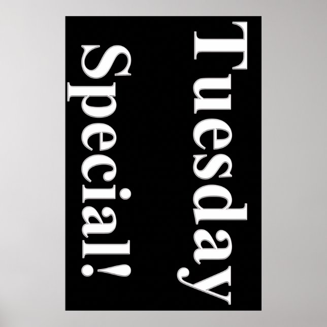 Terça-feira Poster de beleza especial Salon (Frente)