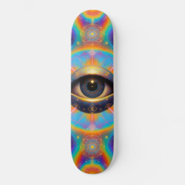 Tercer Olho Psicodélico Skateboard – Geometria Sag