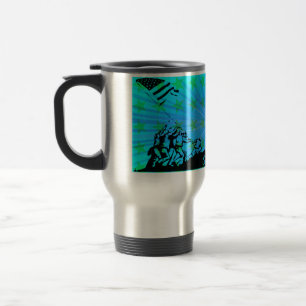 Térmica 4 de julho caneca do alumínio de América dos deus
