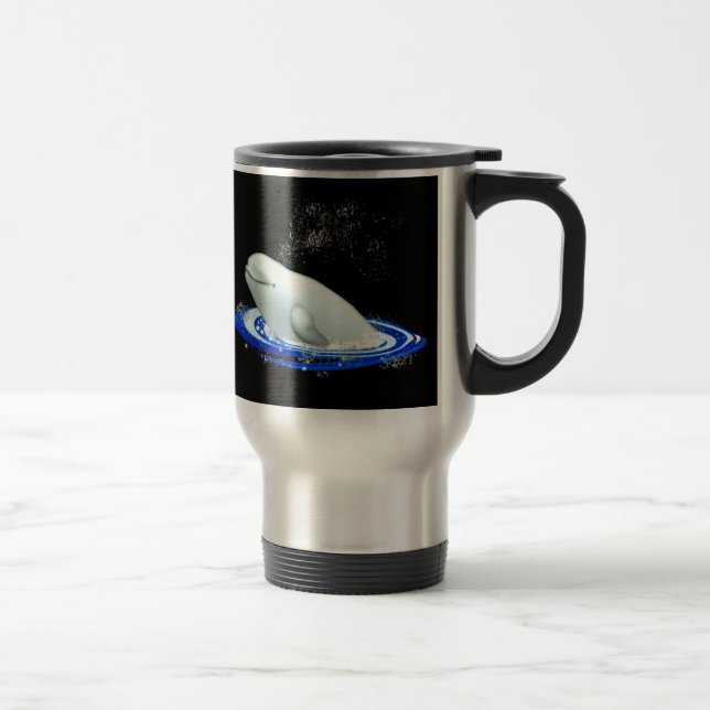 Térmica A baleia da beluga vai caneca (Direita)