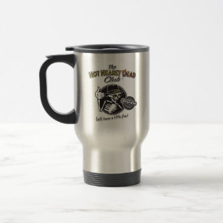 Térmica A caneca da viagem ao trabalho do viajante do