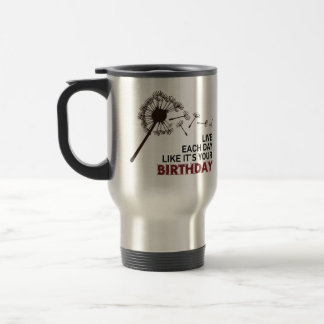 Térmica A caneca do projeto do aniversário