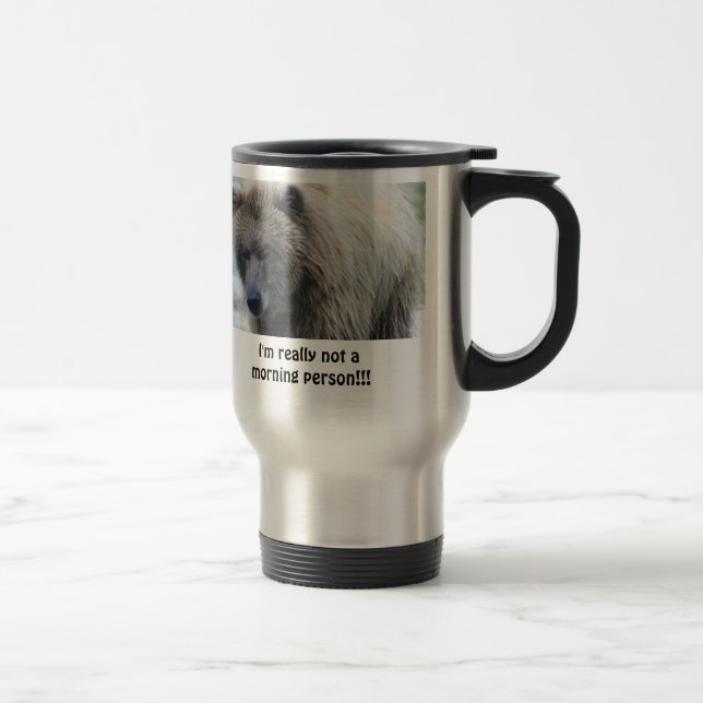 Térmica A caneca do viajante Crabby do urso (Direita)
