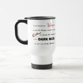 Térmica A Oração Pela Serenidade Do Vinho/Café - Caneca de