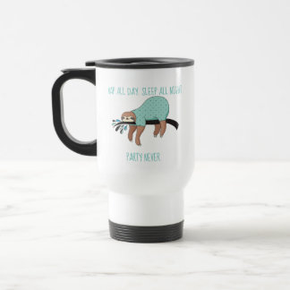 Térmica A sesta o dia inteiro, dorme toda a noite caneca