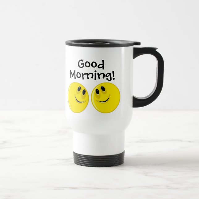 Térmica Acordar com uma caneca de sorriso... ; ) (Direita)