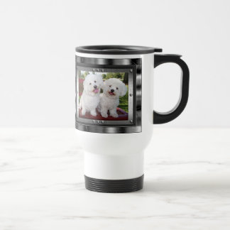 Térmica Adicione a caneca legal da foto de duas imagens