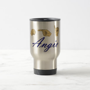 Térmica Angie na caneca isolada ASL