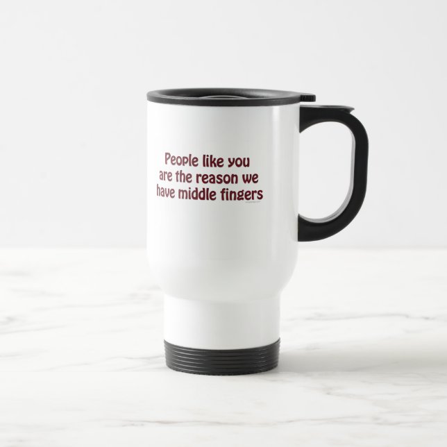 Térmica As pessoas gostam de você caneca dos dedos (Direita)