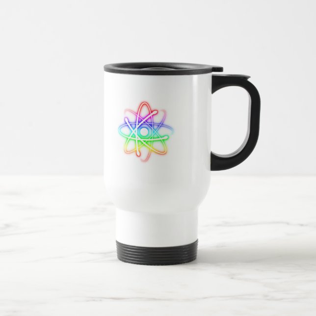 Térmica Átomo de incandescência colorido - caneca (Direita)