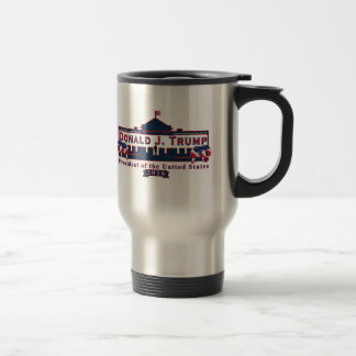Térmica Azul branco vermelho de Donald Trump caneca de