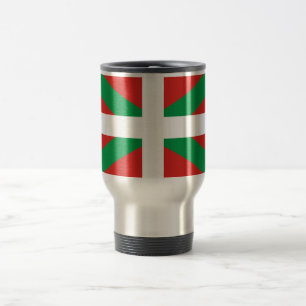 Térmica Bandeira da caneca Basque do viagem/viagem ao