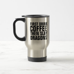 TÉRMICA BEBER CAFÉ E, EM SEGUIDA, ESLAR A CANECA DE VIAGE