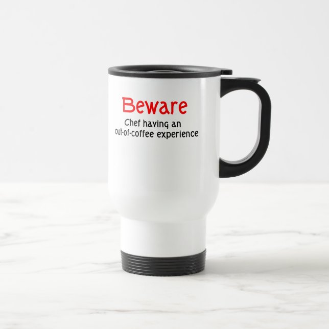 Térmica Beware o cozinheiro chefe fora da caneca da (Direita)