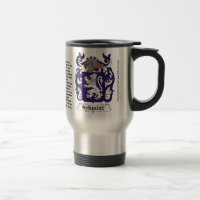 Brasão da família de Schmidt em uma caneca de