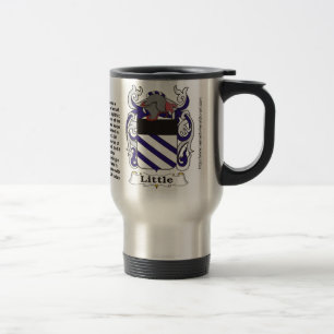 Térmica Brasão pequena da família em uma caneca de viage