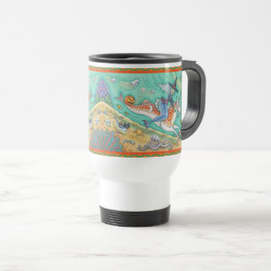 Térmica BRUXA da SEREIA, CANECA da VIAGEM AO TRABALHO do