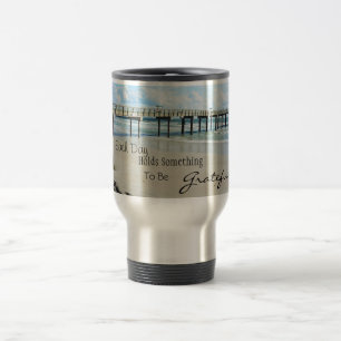 Térmica Cada dia tem algo para ser grato por caneca
