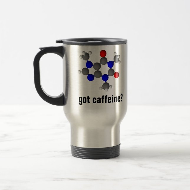 Térmica cafeína obtida? caneca de café (Esquerda)
