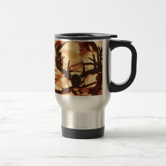 Térmica Camuflagem Camo Antlers Stainless Steel Caneca de  (Direita)