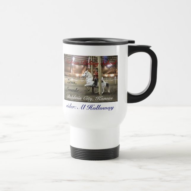 Térmica Caneca árabe da escola de equitação - Al Holloway (Direita)