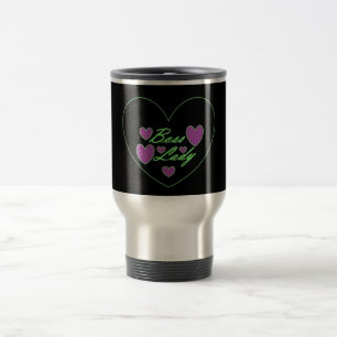 Térmica Caneca Boss Lady Corações