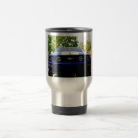 Caneca carro-azul do músculo