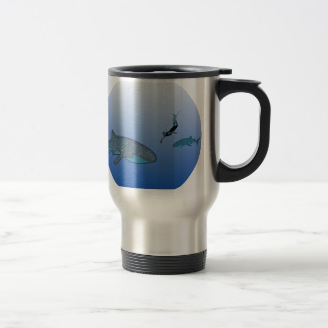 Térmica Caneca com ilustração de Whaleshark (Direita)
