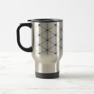 Térmica Caneca com padrão de floco de neve em diamante