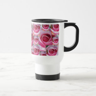 Térmica Caneca cor-de-rosa dos rosas
